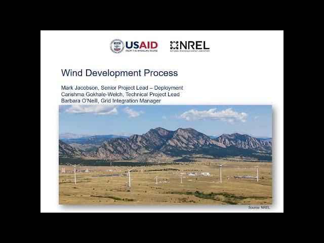 Wind Energy Project Development: Best Practices, Considerations, and Tools