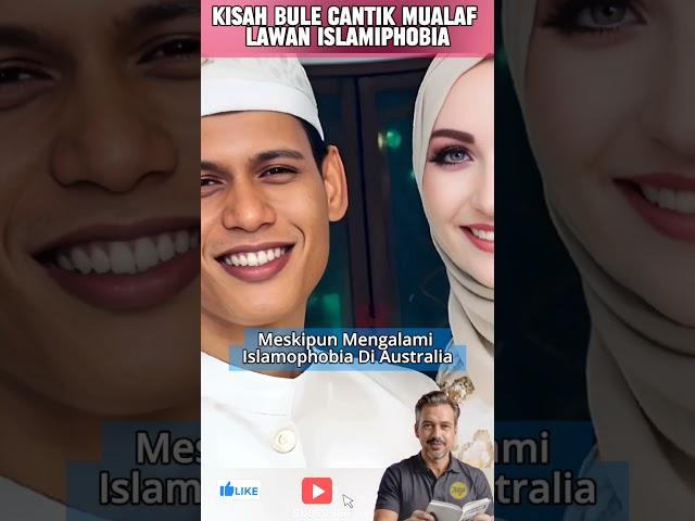 Kisah Bule Cantik Mualaf yang lawan Islamophobia #shortsfeed #mualafcantik #shortsvideo