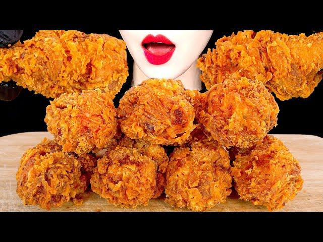 ASMR HOT FRIED CHICKEN BHC 핫후라이드 치킨 먹방 MUKBANG EATING SOUNDS 咀嚼音 | ZOEY ASMR