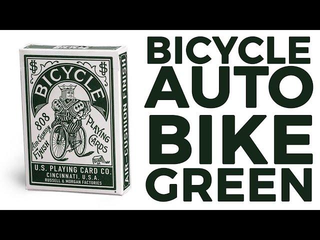 Deck Review - Bicycle AutoBike Playing Cards Dark Green [HD]