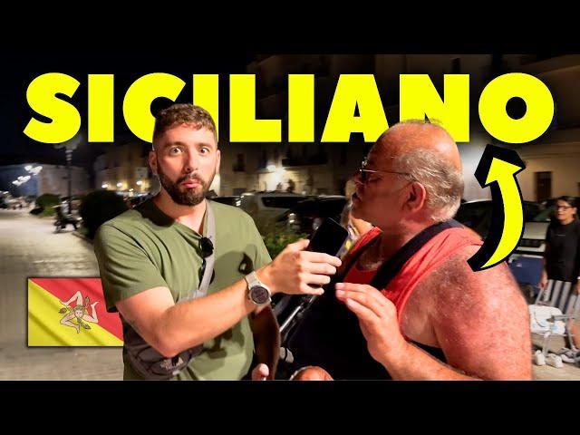 LA LINGUA SICILIANA tra la gente in Sicilia