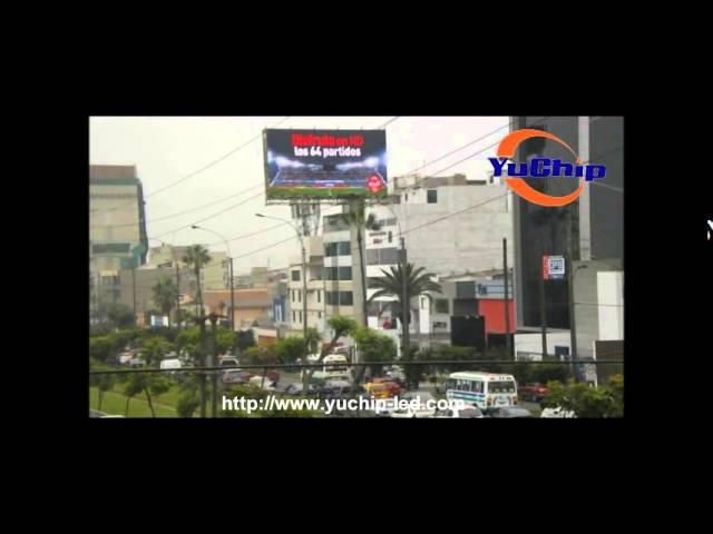 YUCHIP Commercial Outdoor LED Display CASE in Peru