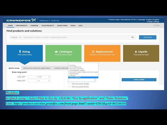 Workflow #21: How to Select a Grundfos Submersible Solar Pump