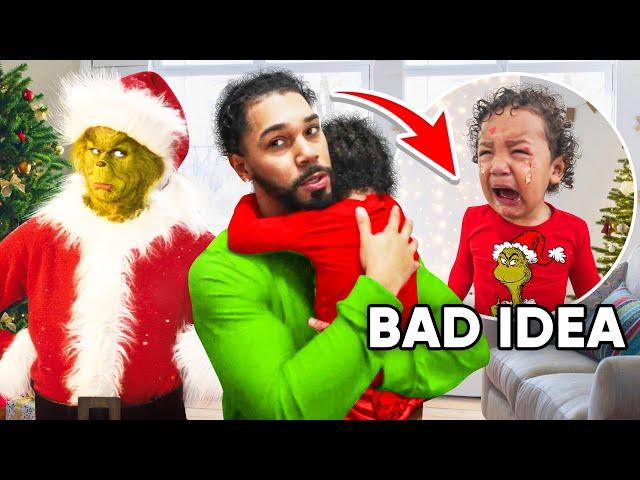 Our Son Meets the GRINCH! *Instant Regret*