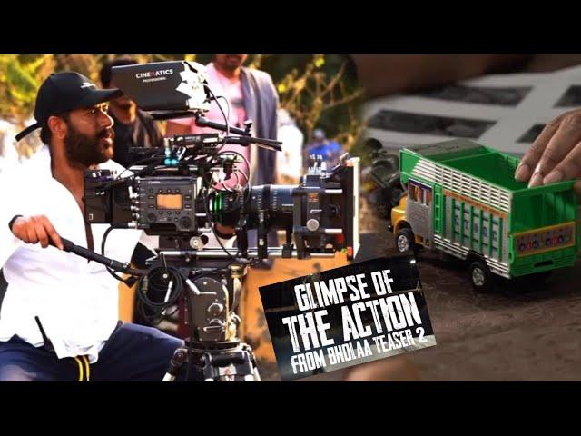 Making of Bholaa | Bholaa Movie Shooting Behind the Scenes | Ajay Devgan | Bholaa Making