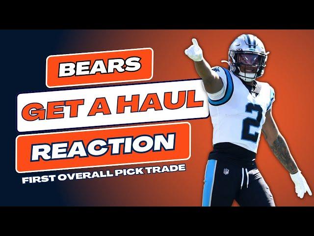 Chicago Bears TRADE 1st Overall Pick to the Carolina Panthers REACTION