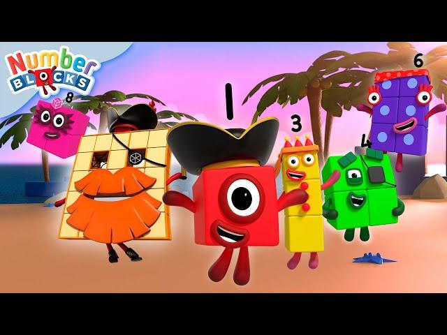 The Treasure of Hexagon Island ‍️ - Special Episode! | 123 Learn to Count | @Numberblocks
