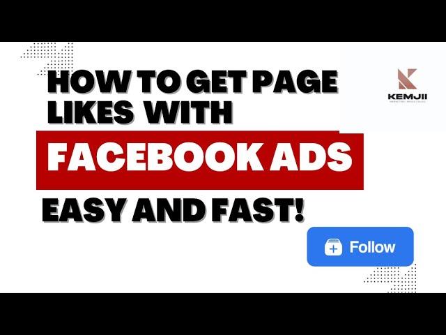 How to Setup Page Engagements Campaign on Facebook Advert- Get page likes and followers FAST in 2023