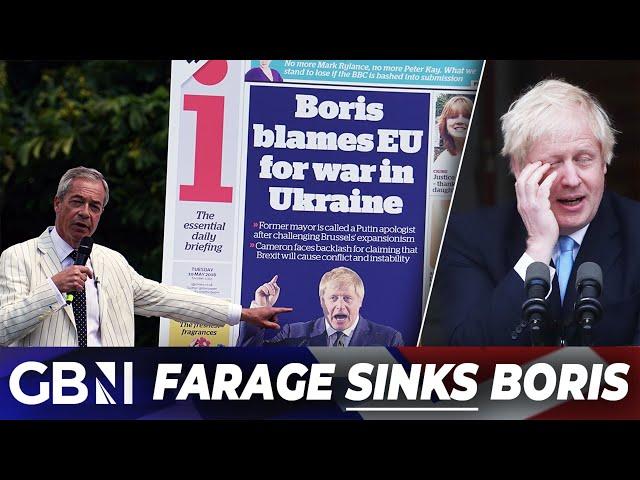 ‘FAKE Outrage!’ | Nigel Farage stunt EXPOSES media BIAS and ‘misleading’ headlines after BBC chat