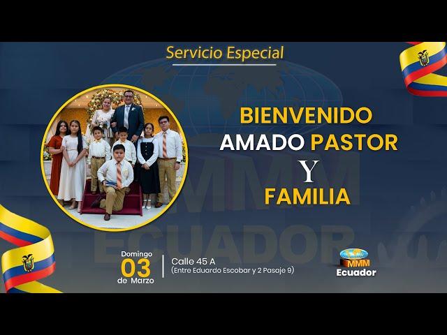 LLEGADA DEL REV. MARCO RAU Y FAMILIA  | MMM ECUADOR