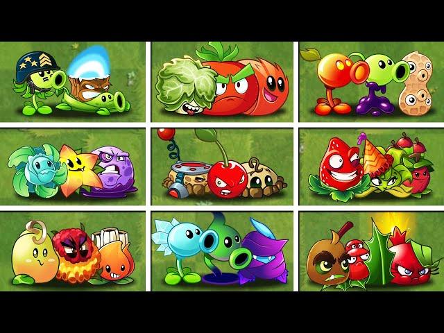 Best Random 20 Team 3 Plants - Which Team Plant Will Win? - PVZ 2 Team Plants