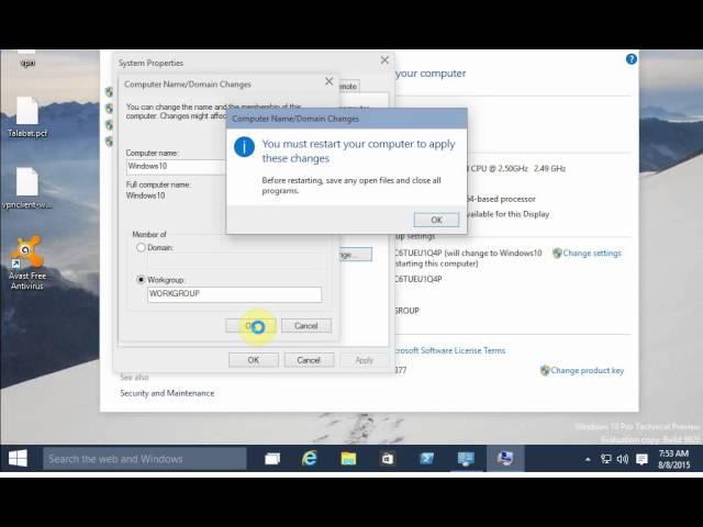 How to Change your Windows Computer name or Hostname in Windows 10