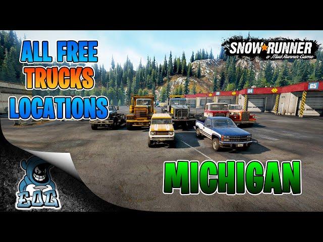 Snowrunner All Free Trucks In Michigan Locations