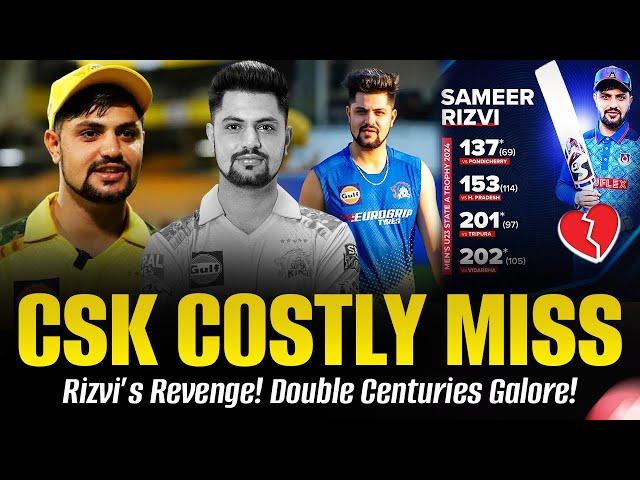 CSK’s Costly Miss in IPL Auction 2025 – Sameer Rizvi Shines Bright! || #Criczip