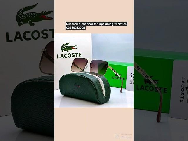 Lacoste Branded Glasses |Master Copies.#lacoste  #mastercopy #brandedglasswares #shorts #viralshorts