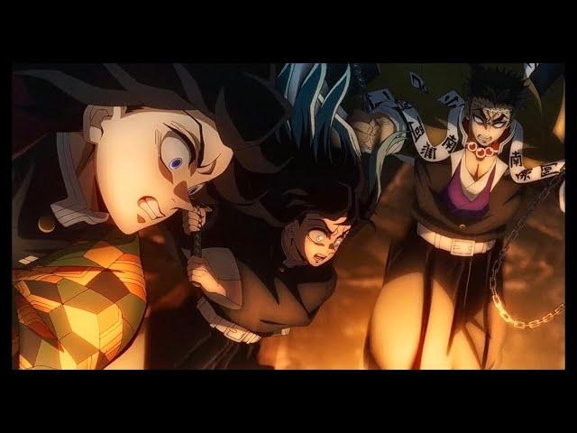 all Demon slayers entering INFINITY CASTLE