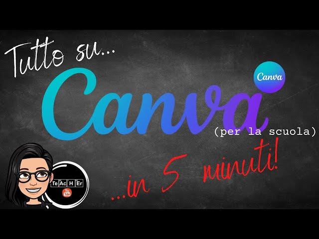 CANVA per la scuola (in 5 minuti)