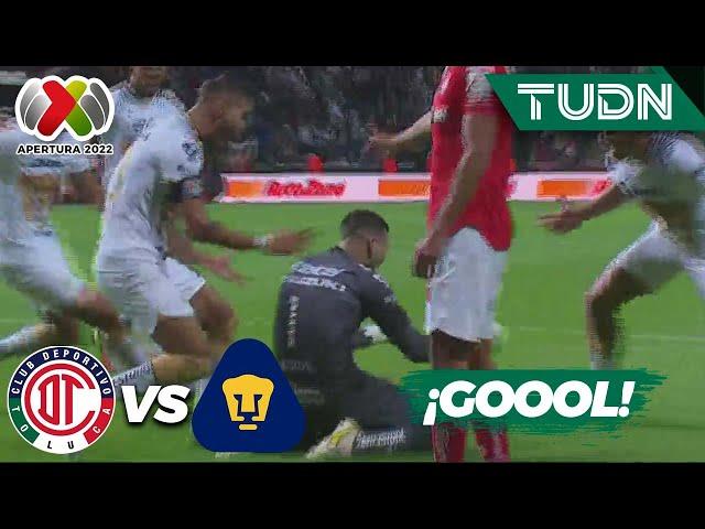 ¡INCREÍBLE! ¡Julio González empata el juego! | Toluca 2-2 Pumas | Liga Mx Apertura 22 -J14 | TUDN