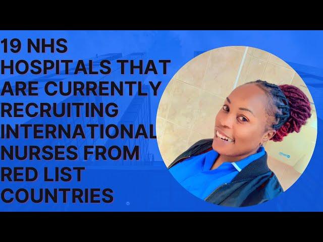 HOSPITALSRECRUITING NURSES FROM AFRICA/REDLIST COUNTRIES WITH VISA SPONSORSHIP 2023 APPLY ASAP.