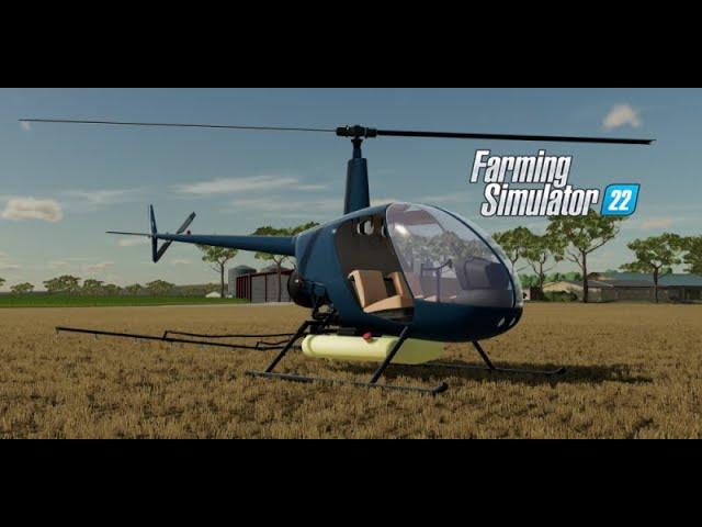 Farming Simulator 22 Helicopter Spraying