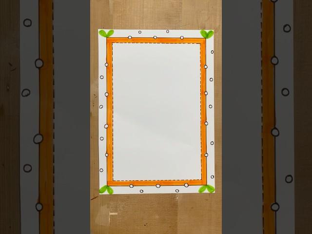 Easy Front Page Design For School Project #shorts #diy #frontpage