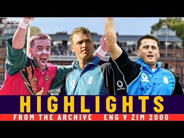 Stewart & Gough Star for Eng & It's Flower Power for Zim! | Classic ODI | England v Zimbabwe 2000