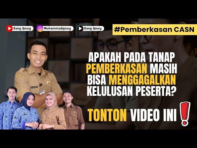 Pemberkasan masih bisa mengagalkan⁉️