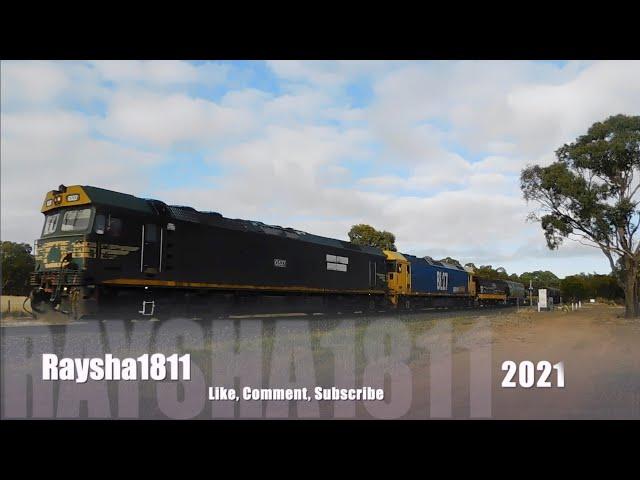 NEAR MISS - 7732V - G537-BL27 (Grain) Murgheboluc - Australian Trains by Raysha1811