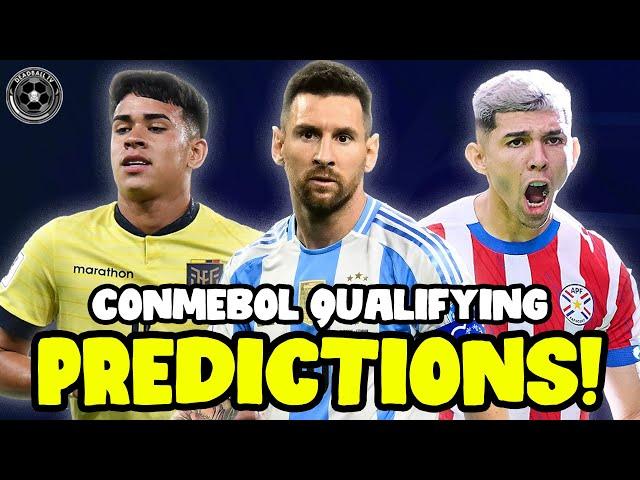 CONMEBOL OCTOBER WORLD CUP QUALIFIERS PREDICTIONS