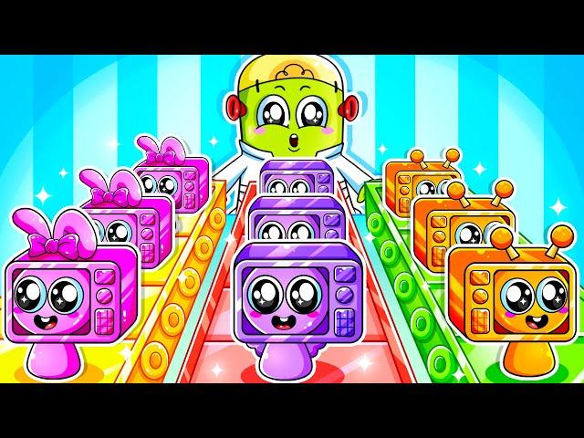 Microwave Sprunki FactoryMatt Makes Colorful Sprunki Toys | Cartoon For Kids By Matt, Not Again!