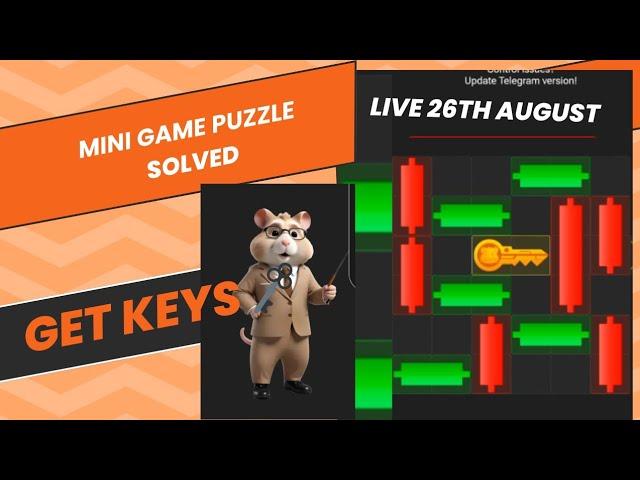 Hamster Kombat Mini Game ️ 26th August #coachifeanyiuche #freedurov #minigame