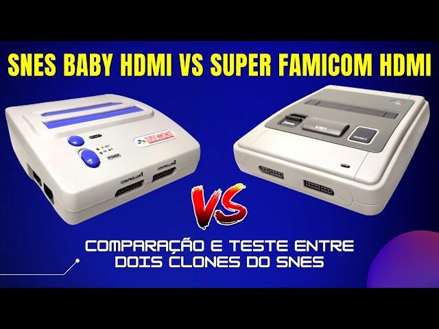 Snes Baby HDMI 2 em 1  Super Famicom HDMI | Comparação Entre Clones Chineses do Super Nintendo