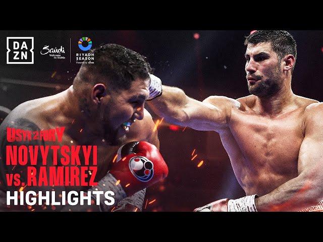 Riyadh Season: Andrii Novytskyi vs. Edgar Ramirez Fight Highlights (Usyk vs. Fury 2)