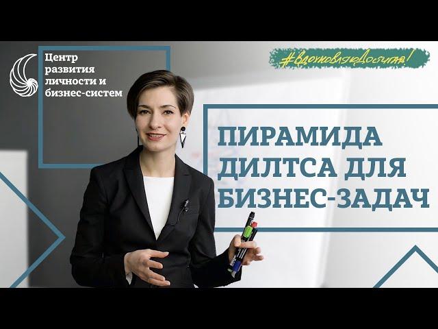 НЛП для бизнеса. Пирамида Дилтса для решения бизнес задач. Подробный разбор от Натальи Афониной.