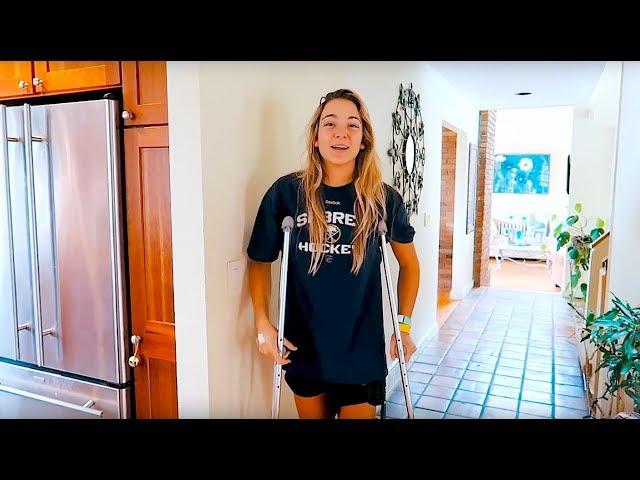 ACL Surgery Vlog: Beginning Recovery + Lots of Supportive Friends and Family!