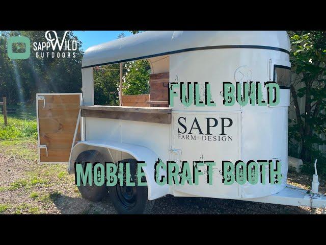 Horse Trailer Conversion | Mobile Craft Booth | Farmers Market