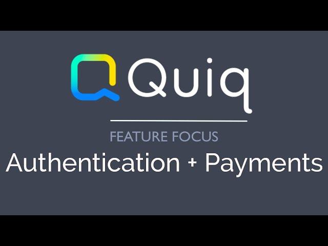 Quiq Demo: Authentication + Payments | Quiq