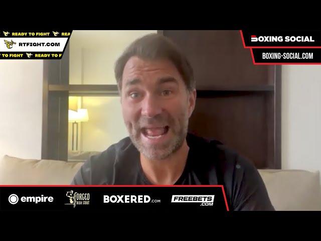 "BELL*ND!" - Eddie Hearn FIRES BACK at Victor Conte & Bob Arum, Joshua-Ngannou & Fury-Usyk Plans