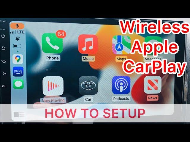 Wireless Apple CarPlay setup on Android Radio via Zlink