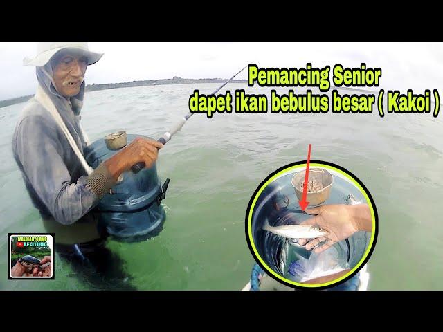 Mancing Ikan Bebulus / Berujung Ketemu Pemancing Senior || Dapat Ikan Bebulus Besar ( Kakoi )