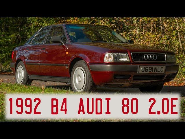 1992 B4 Audi 80 Goes for a Drive