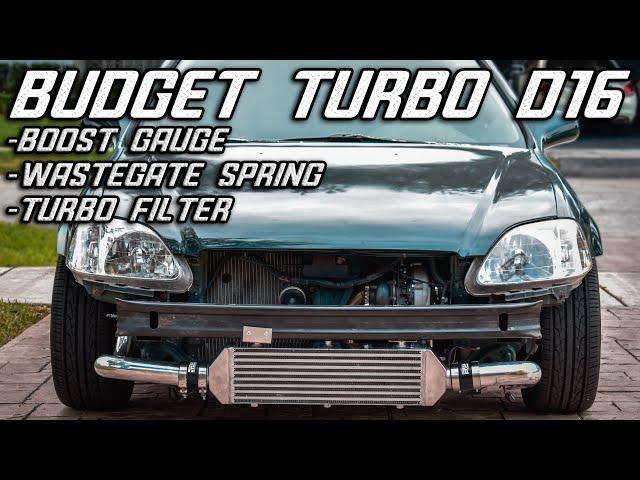 Budget D16Y8 Turbo Honda Civic Getting Work Done + POV Drive