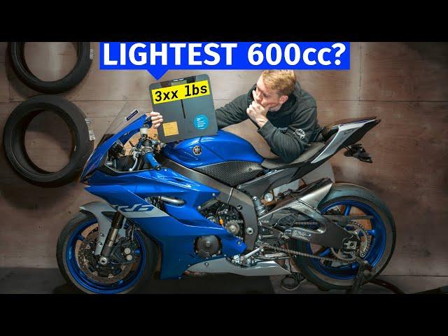 Testing The Weight Of The Lightest 600cc Motorcycle?