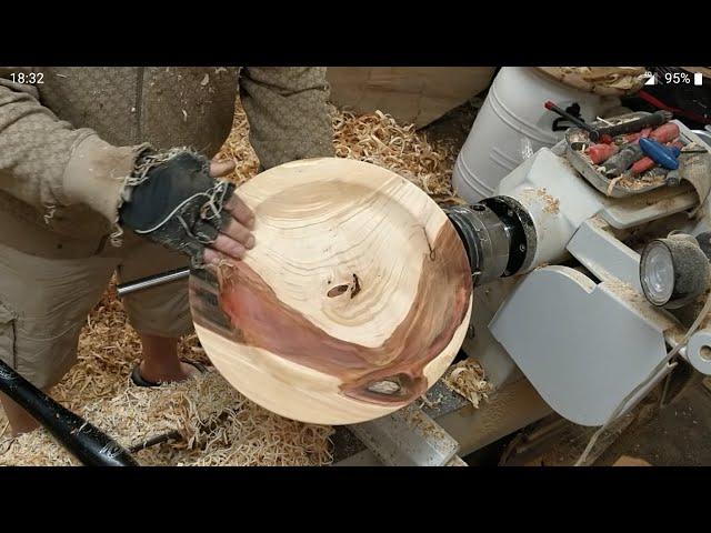 Woodturning: Having fun and making a mess.