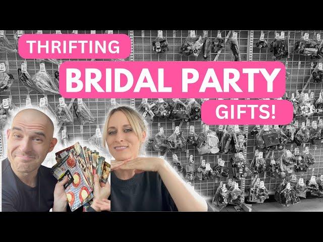 Thrifting Bridal Party Gifts for Groomsman