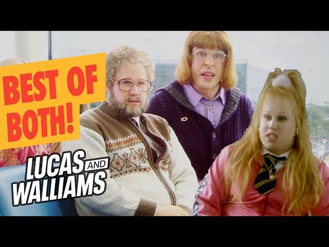 LIVE!  LITTLE BRITAIN AND COME FLY WITH ME! - ALL THE FUNNIEST BITS! | Lucas and Walliams