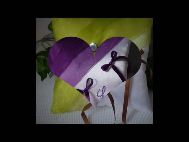 Fabrication coussin de mariage personnalisé toutes couleurs