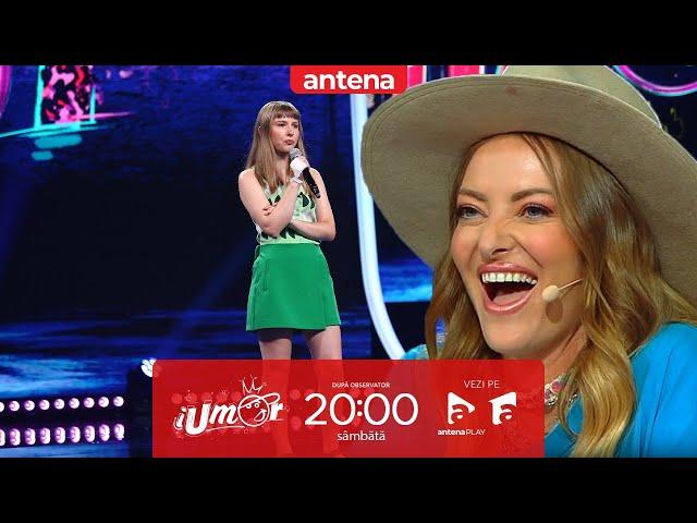 Deșteapta Pământului show total la iUmor! Concurenta ajunge direct în finală 