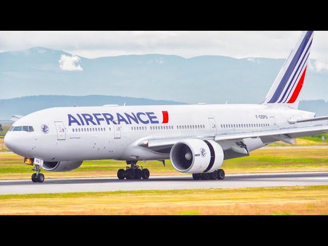 1 HOUR PLANE SPOTTING at VANCOUVER Airport from CLOSE UP | 4K | Aircraft LANDINGS & TAKEOFFS at YVR