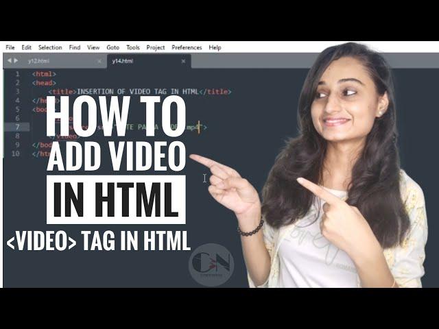 How to Insert video in HTML  || HTML Tutorial || Code With Neha